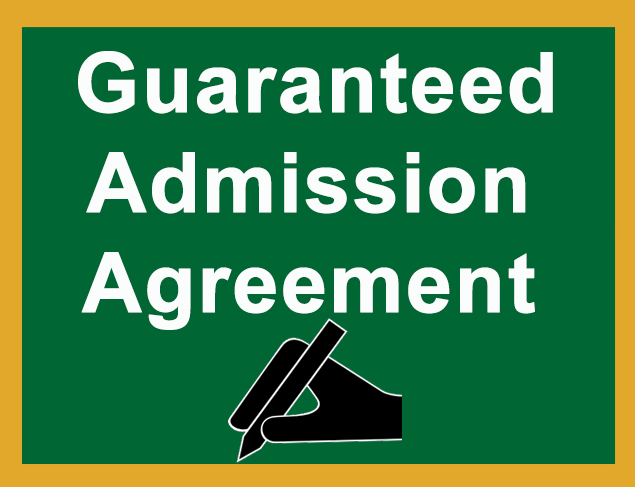 Guaranteed Admissions Agreement